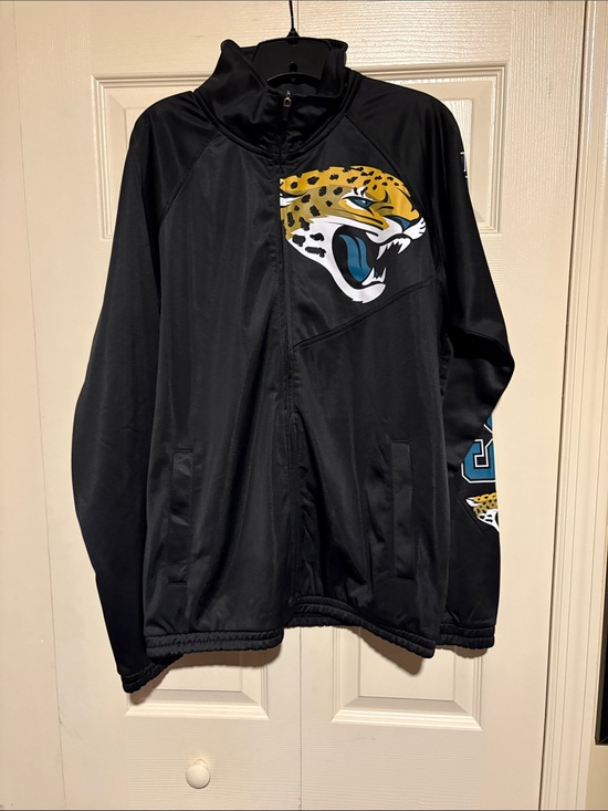 NFL Other - NFL Black Jacksonville Jaguars Lightweight Jacket with Gold & Teal Logo